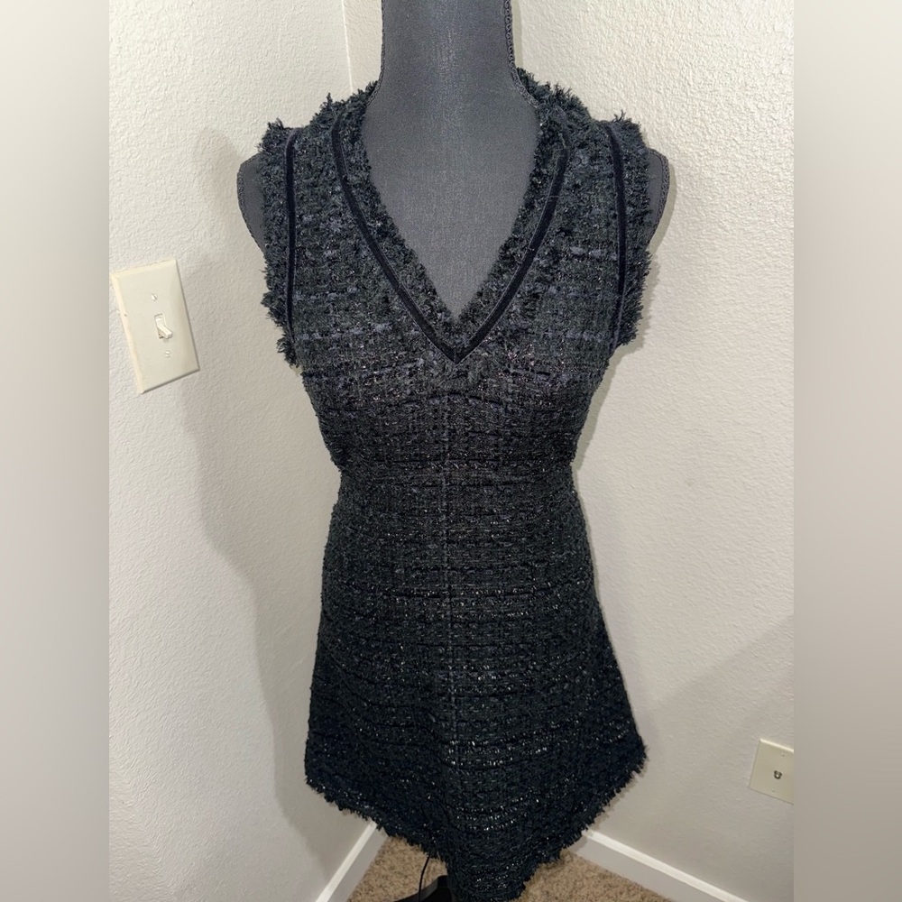 Kate Spade Sparkle Tweed Old Money Preppy Shift Dress- Size 0 - Picture 3 of 13